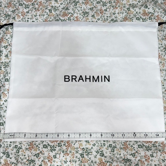 Brahmin Handbags - New Brahmin Dust Bag (approximately 14.5” by 12.5”) White with Black